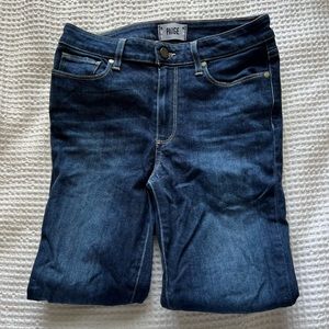PAIGE Dark Wash Skinny Jeans
